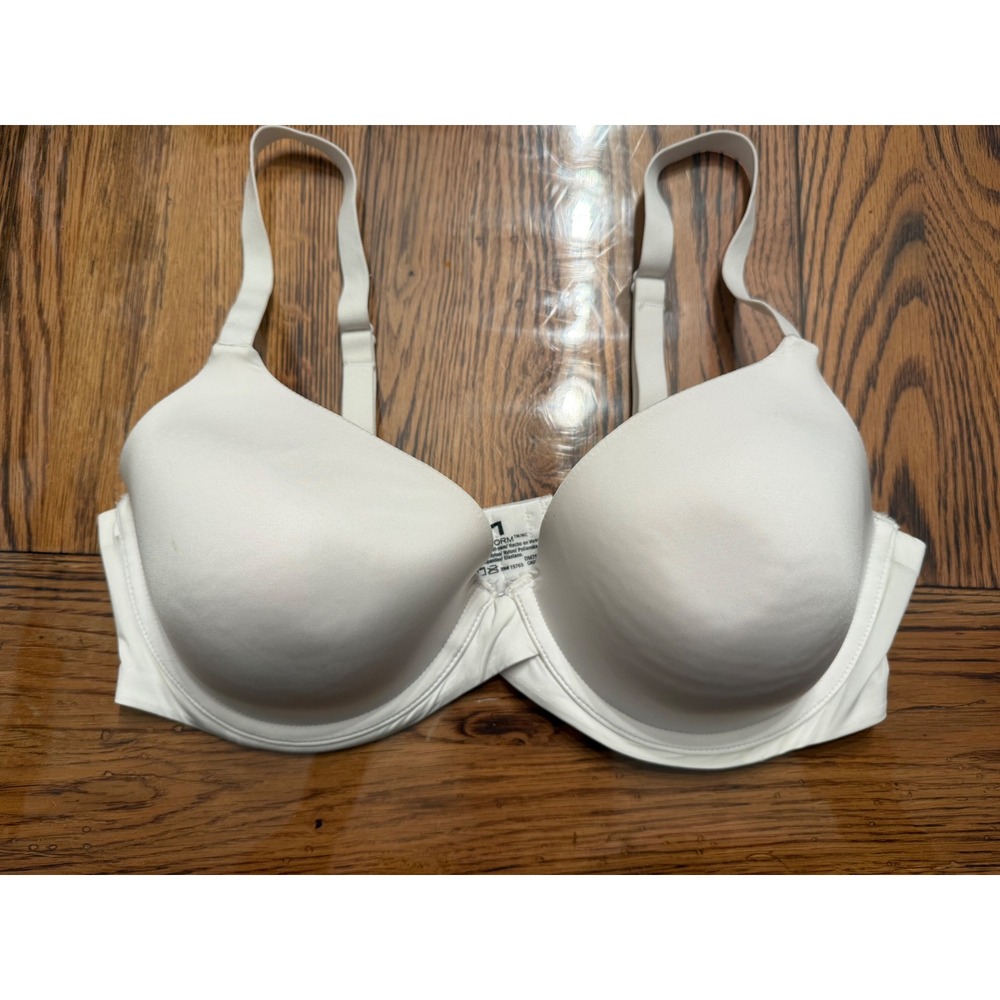Maidenform T-Shirt Bra‎ Womens 36C White Underwire Padded DM7543